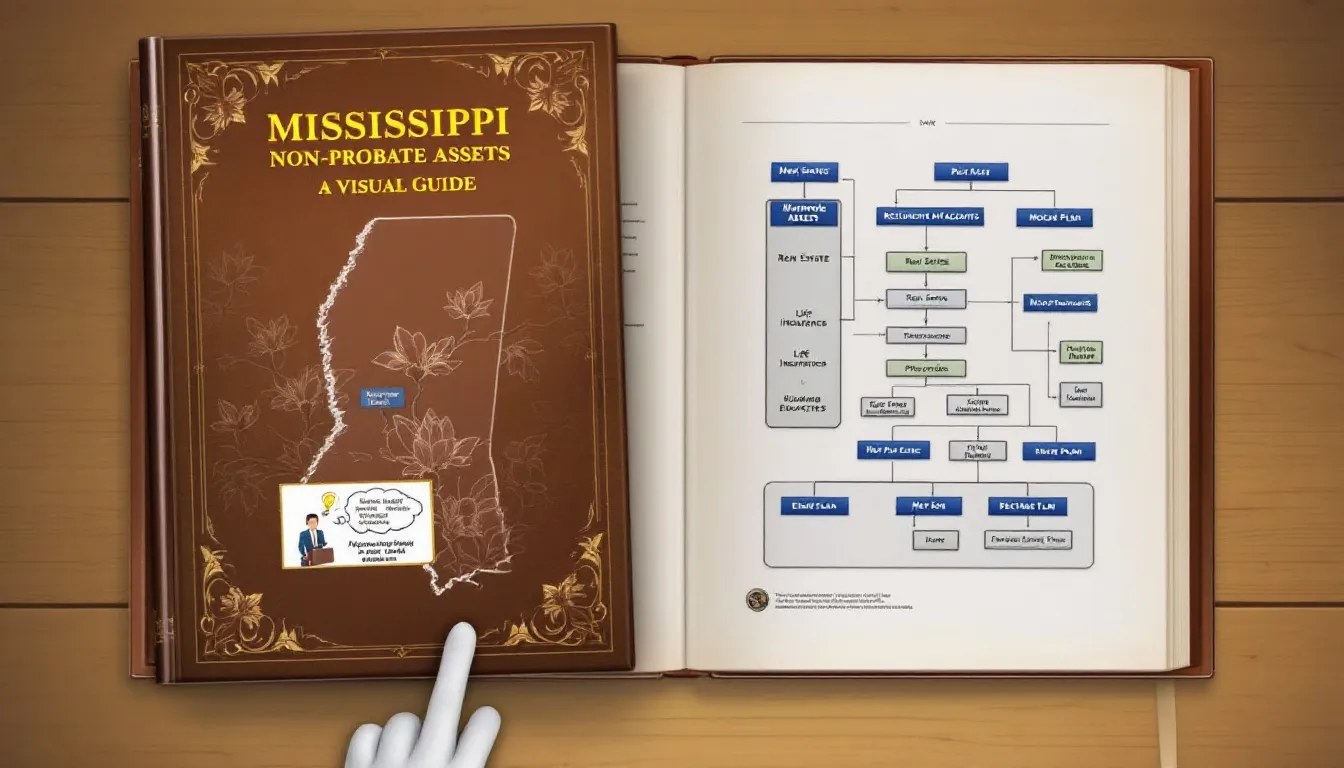 Visual representation of non-probate assets in Mississippi.