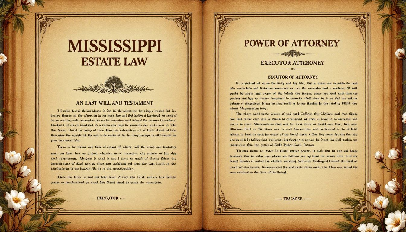 A visual representation of elder law concepts in Mississippi.